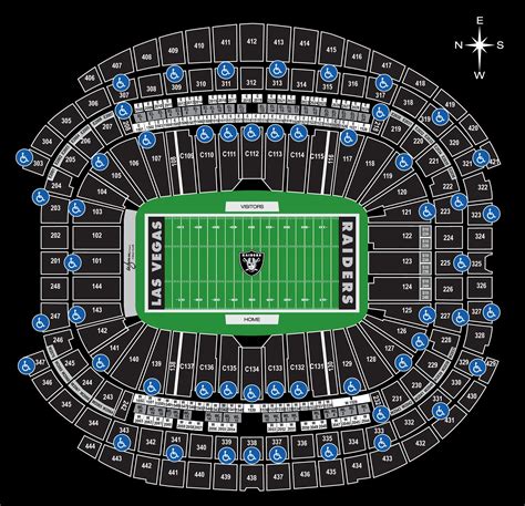 allegiant seating chart stadium|allegiant stadium seating chart 2022.